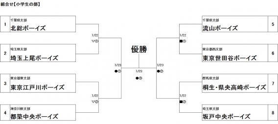 大会情報（千葉日報旗･ウイルソンカップ争奪 第22回日本少年野球千葉大会）