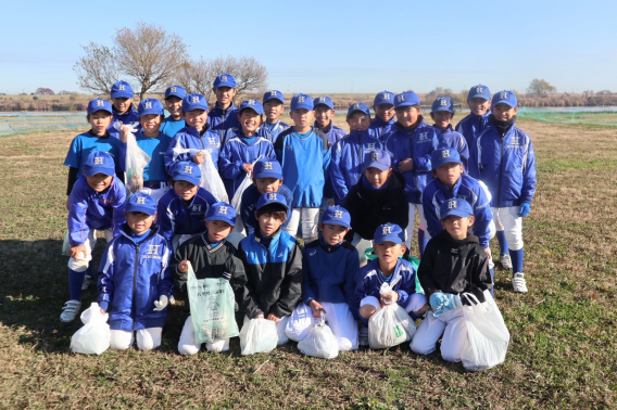ボーイズリーグ全国一斉清掃日